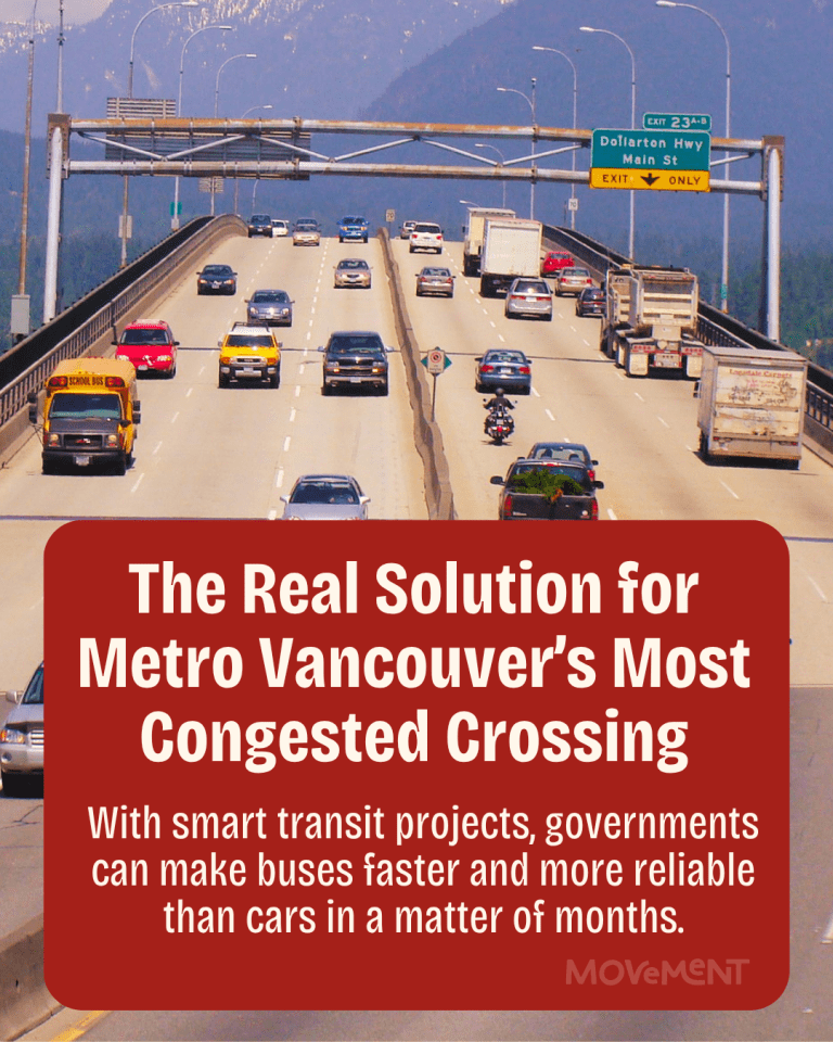 RELEASE: The Real Solution for Metro Vancouver’s Most Congested Crossing