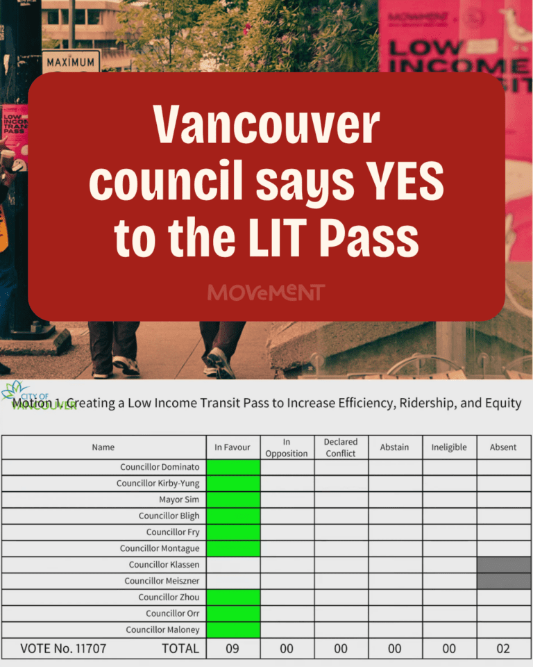 RELEASE: Vancouver Council said yes to the LIT Pass